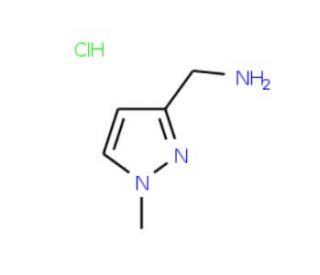 C-(1-Methyl-1H-pyrazol-3-yl)-methylamine hydrochloride - chemical structure image