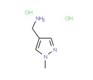 C-(1-Methyl-1H-pyrazol-4-yl)-methylamine dihydrochloride - chemical structure image