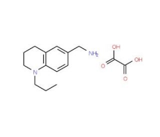 C-(1-Propyl-1,2,3,4-tetrahydro-quinolin-6-yl)-methylamine oxalate - chemical structure image