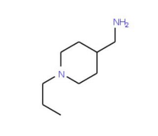 C-(1-Propyl-piperidin-4-yl)-methylamine (CAS 392691-05-3) - chemical structure image