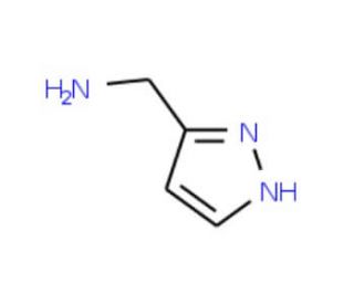 C-(1H-Pyrazol-3-yl)-methylamine (CAS 37599-58-9) - chemical structure image