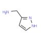 C-(1H-Pyrazol-3-yl)-methylamine (CAS 37599-58-9) - chemical structure image