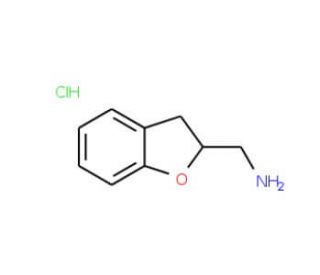 C-(2,3-Dihydro-benzofuran-2-yl)-methylamine hydrochloride (CAS 19997-54-7) - chemical structure image