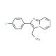 C-[2-(4-Chloro-phenyl)-imidazo[1,2-a]pyridin-3-yl]methylamine - chemical structure image
