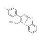 C-[2-(4-Fluoro-phenyl)-benzo[d]imidazo[2,1-b]-thiazol-3-yl]-methylamine - chemical structure image