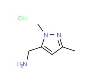 C-(2,5-Dimethyl-2H-pyrazol-3-yl)-methylamine hydrochloride - chemical structure image