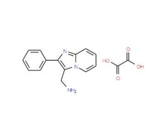 C-(2-Phenyl-imidazo[1,2-a]pyridin-3-yl)-methylamine oxalate - chemical structure image