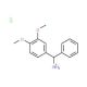 C-(3,4-Dimethoxy-phenyl)-C-phenyl-methyl-ammonium chloride - chemical structure image