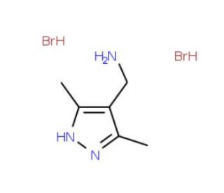 C-(3,5-Dimethyl-1H-pyrazol-4-yl)-methylaminedihydrobromide - chemical structure image