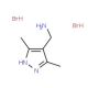 C-(3,5-Dimethyl-1H-pyrazol-4-yl)-methylaminedihydrobromide - chemical structure image
