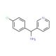 C-(4-Chloro-phenyl)-C-pyridin-3-yl-methylamine (CAS 883548-10-5) - chemical structure image