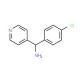 C-(4-Chloro-phenyl)-C-pyridin-4-yl-methylamine (CAS 883548-16-1) - chemical structure image