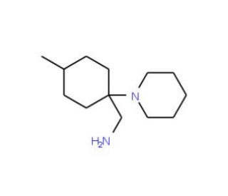 C-(4-Methyl-1-piperidin-1-yl-cyclohexyl)-methylamine - chemical structure image
