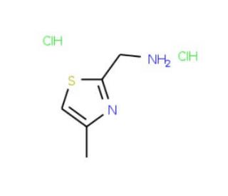 C-(4-Methyl-thiazol-2-yl)-methylamine dihydrochloride - chemical structure image