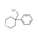 C-(4-Phenyl-tetrahydro-pyran-4-yl)-methylamine (CAS 14006-32-7) - chemical structure image