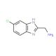C-(5-Chloro-1H-benzoimidazol-2-yl)-methylamine (CAS 273399-95-4) - chemical structure image