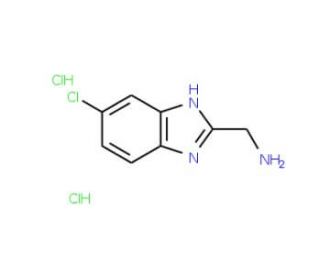 C-(5-Chloro-1H-benzoimidazol-2-yl)-methylamine dihydrochloride - chemical structure image