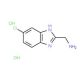 C-(5-Chloro-1H-benzoimidazol-2-yl)-methylamine dihydrochloride - chemical structure image