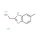 C-(5-Methyl-1H-benzoimidazol-2-yl)-methylamine dihydrochloride - chemical structure image