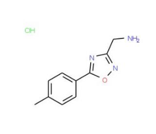 C-(5-p-Tolyl-[1,2,4]oxadiazol-3-yl)-methylamine hydrochloride - chemical structure image