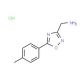 C-(5-p-Tolyl-[1,2,4]oxadiazol-3-yl)-methylamine hydrochloride - chemical structure image