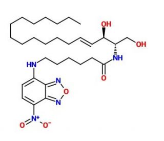 C-6 NBD Ceramide (CAS 86701-10-2) - chemical structure image
