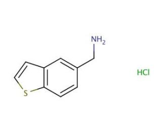C-Benzo[b]thiophen-5-yl-methylamine hydrochloride (CAS 872047-43-3) - chemical structure image