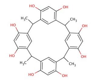 C-Methylcalix[4]resorcinarene (CAS 65338-98-9) - chemical structure image