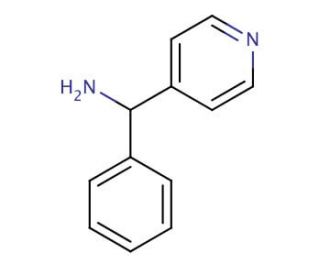 C-Phenyl-C-pyridin-4-yl-methylamine (CAS 58088-57-6) - chemical structure image