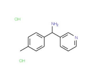 C-Pyridin-3-yl-C-p-tolyl-methylamine dihydrochloride - chemical structure image