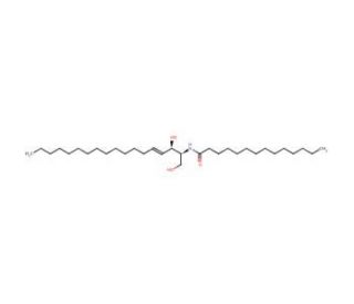C14 Ceramide (CAS 34227-72-0) - chemical structure image