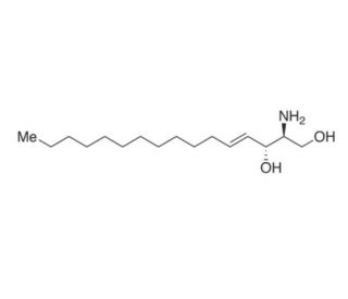 C16-Sphingosine (CAS 6982-09-8) - chemical structure image
