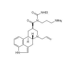 Cabergoline (CAS 81409-90-7) - chemical structure image