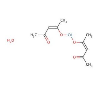 Cadmium acetylacetonate (CAS 14689-45-3) - chemical structure image