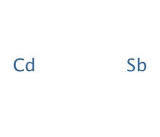 Cadmium antimonide (CAS 12050-27-0) - chemical structure image