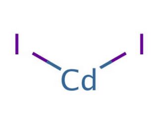 Cadmium iodide (CAS 7790-80-9) - chemical structure image