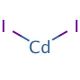 Cadmium iodide (CAS 7790-80-9) - chemical structure image