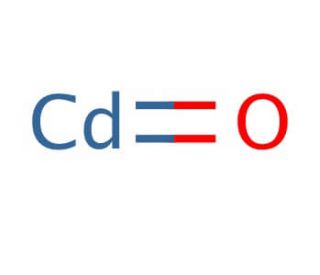 Cadmium oxide (CAS 1306-19-0) - chemical structure image