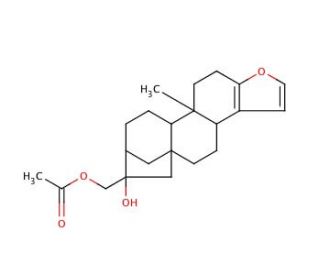 Cafestol acetate (CAS 81760-48-7) - chemical structure image