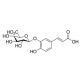 Caffeic Acid 3-β-D-Glucuronide - chemical structure image