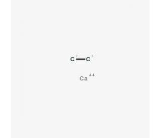 Calcium carbide (CAS 75-20-7) - chemical structure image