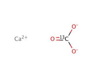 Calcium carbonate-13C (CAS 287389-46-2) - chemical structure image