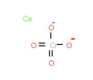 Calcium chromate (CAS 13765-19-0) - chemical structure image
