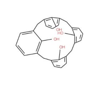 Calix[4]arene (contains ca. 8% Chloroform) (CAS 74568-07-3) - chemical structure image