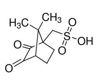 Camphorquinone-10-sulfonic acid (CAS 73413-79-3) - chemical structure image