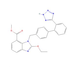 Candesartan Methyl Ester (CAS 139481-69-9) - chemical structure image