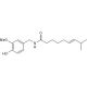 Capsaicin (CAS 404-86-4) - chemical structure image