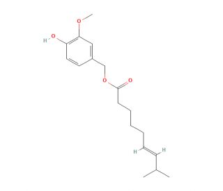 Capsiate (CAS 205687-01-0) - chemical structure image