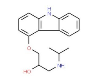 Carazolol (CAS 57775-29-8) - chemical structure image