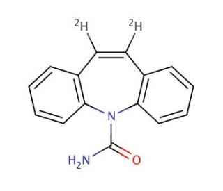 Carbamazepine-d2 (Major) (CAS 298-46-4 (unlabeled)) - chemical structure image